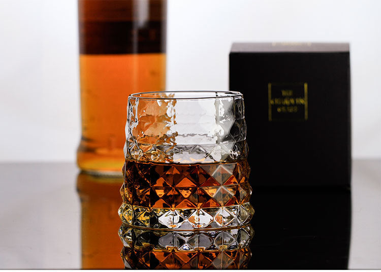 Niche Prism Whiskey Glass Wine Glass PRISM Bar Nordic Ins Wind Light Luxury Glass