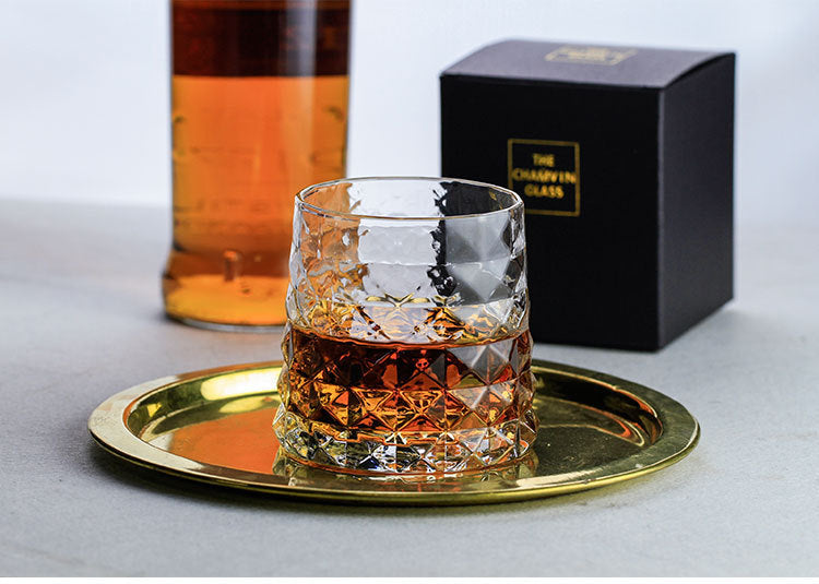 Niche Prism Whiskey Glass Wine Glass PRISM Bar Nordic Ins Wind Light Luxury Glass