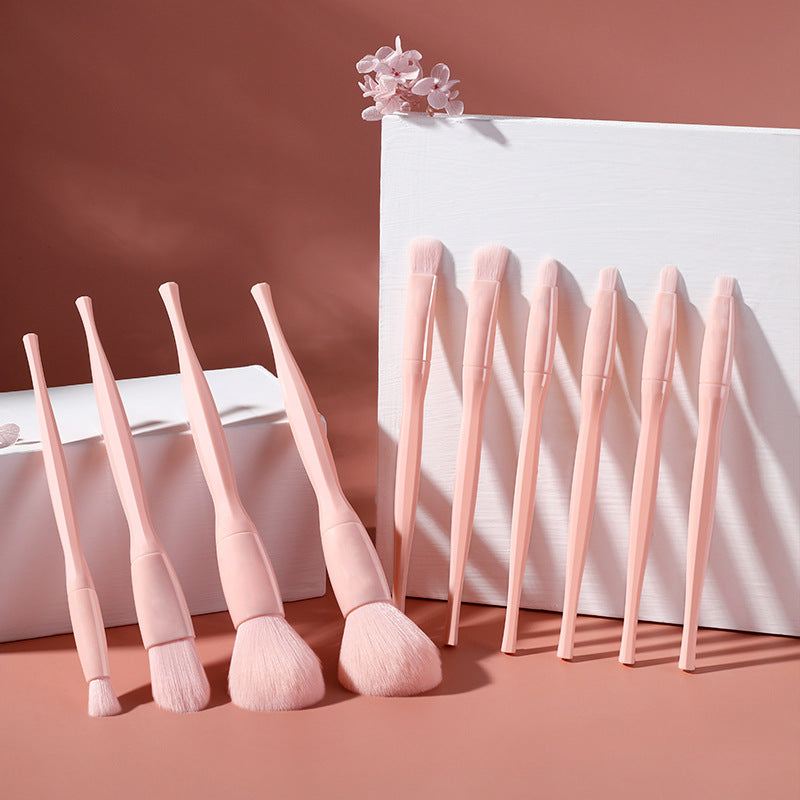 Makeup Brush Set 10 Candy Color Eyeshadow