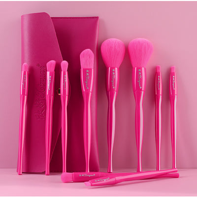 Makeup Brush Set 10 Candy Color Eyeshadow