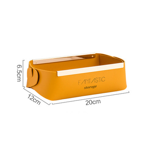 Leather Jewelry Cosmetic Storage Box For Daily Necessities