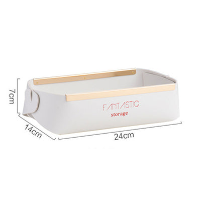 Leather Jewelry Cosmetic Storage Box For Daily Necessities
