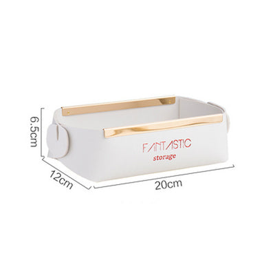 Leather Jewelry Cosmetic Storage Box For Daily Necessities