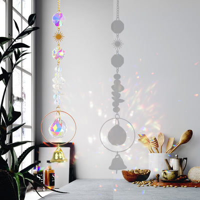 Prism Light And Shadow On Bedroom Wall Decoration
