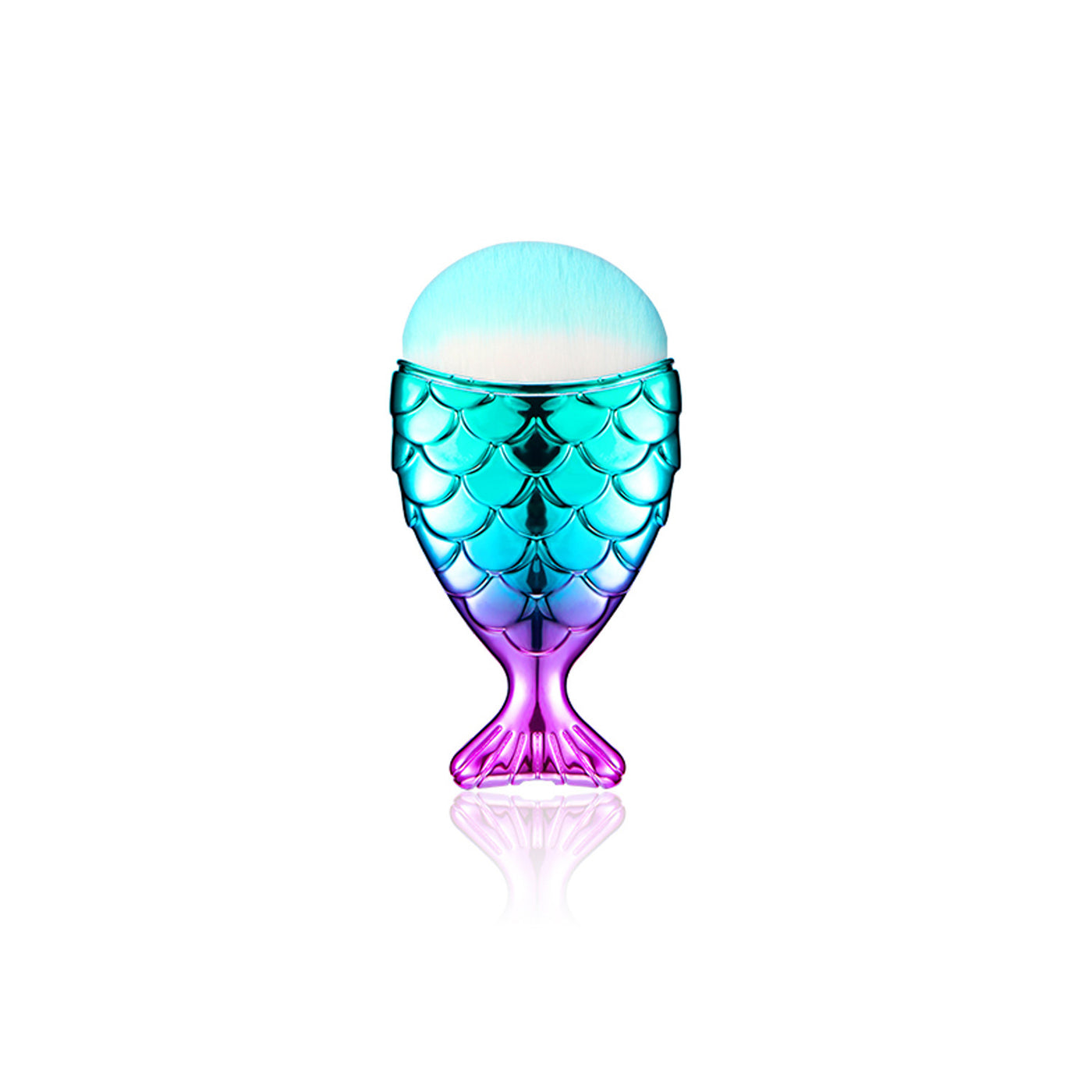 Gradient Electroplating Mermaid Makeup Brush