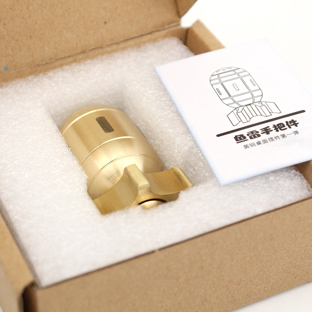 Brass Solid Torpedo Bomb Decompression Ornaments