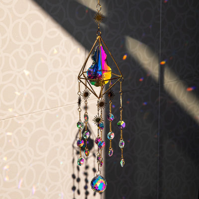 Crystal Light And Shadow Wind Chimes Sun Catcher Prism
