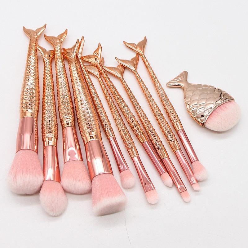 10 Mermaid Makeup Brushes Suit Beauty